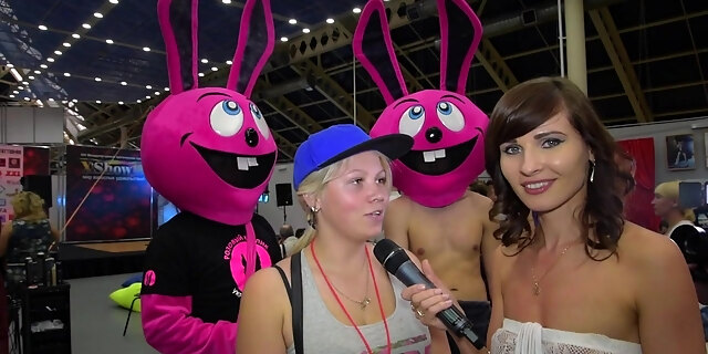 babes,flashing,interview,public